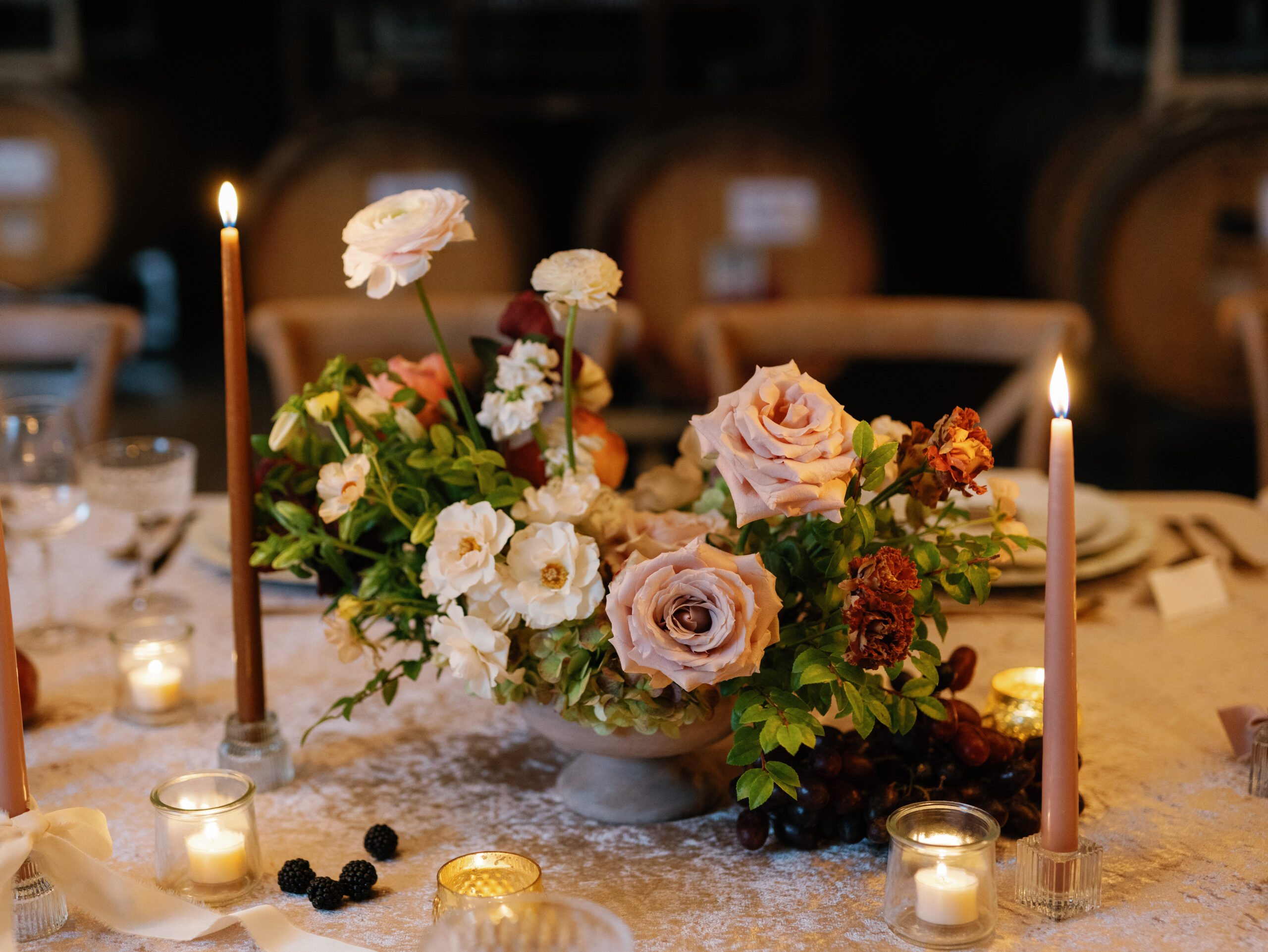 Wedding Tablescape in Candlelight captured content